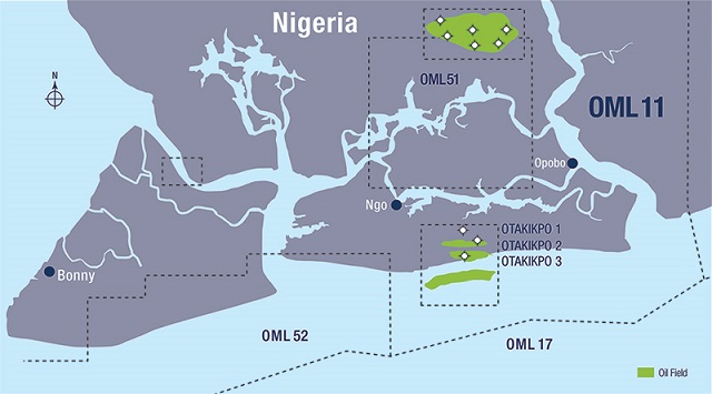 Nigeria Oil & Gas Map